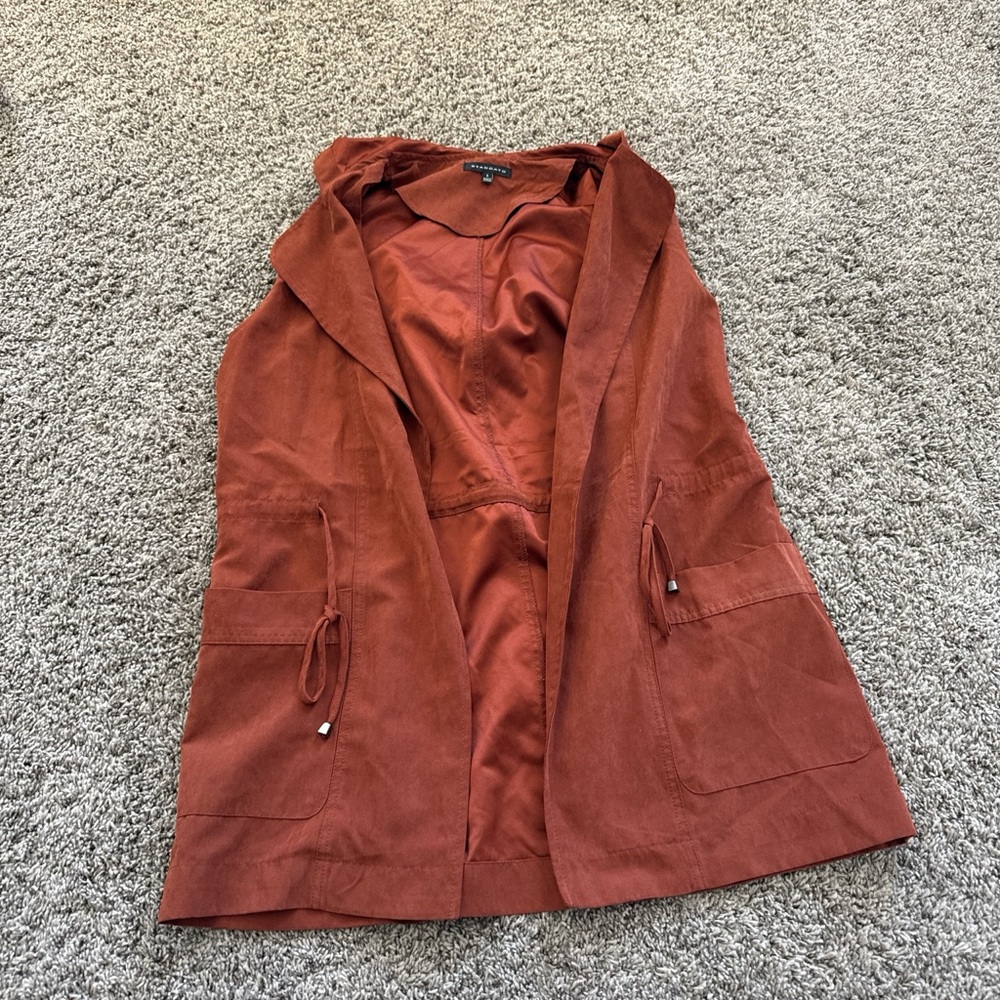 Women's Rust Sleeveless Jacket